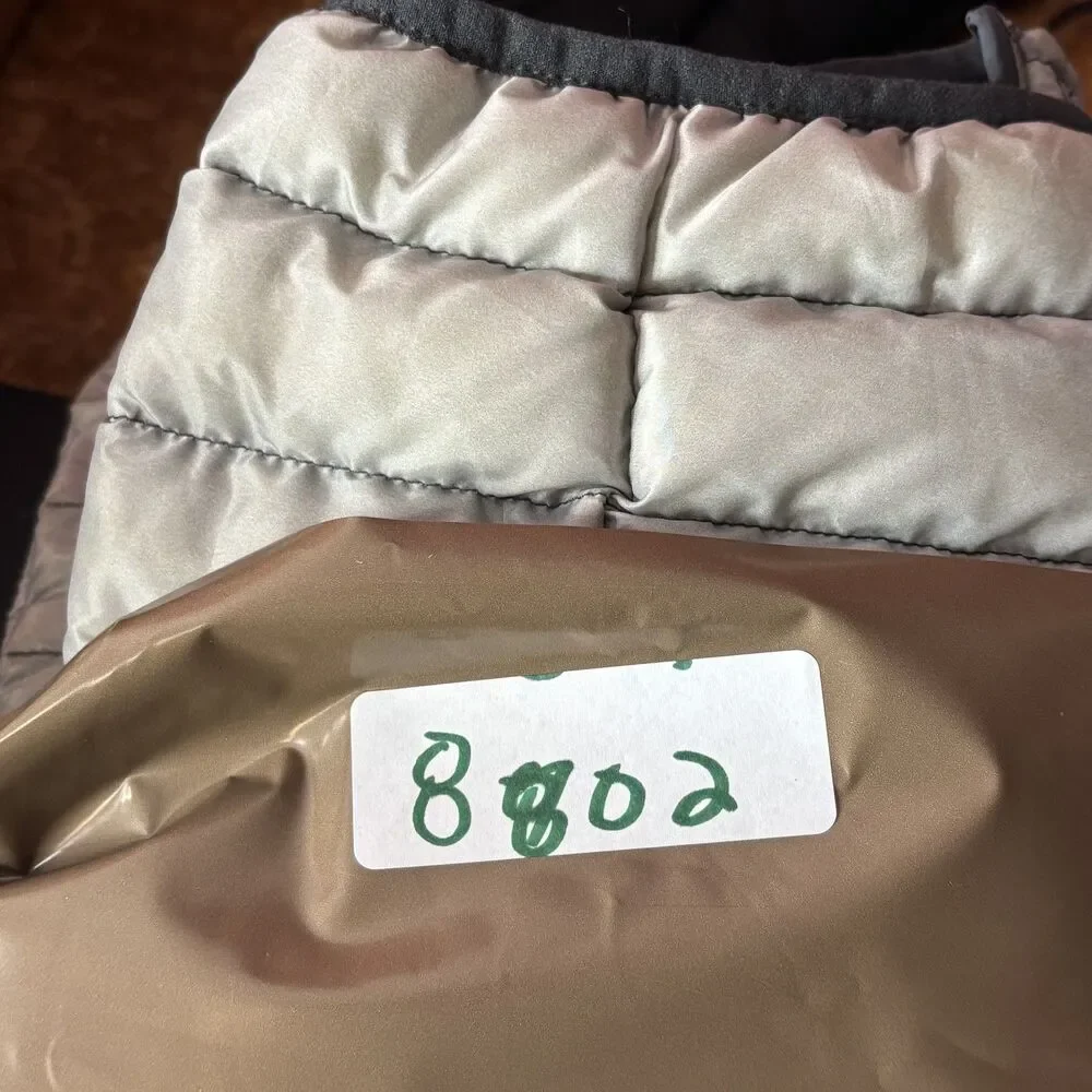 Eddie Bauer Jacket Unisex Kids 4 Gray Puffer Hooded Down Insulated‎ Winter